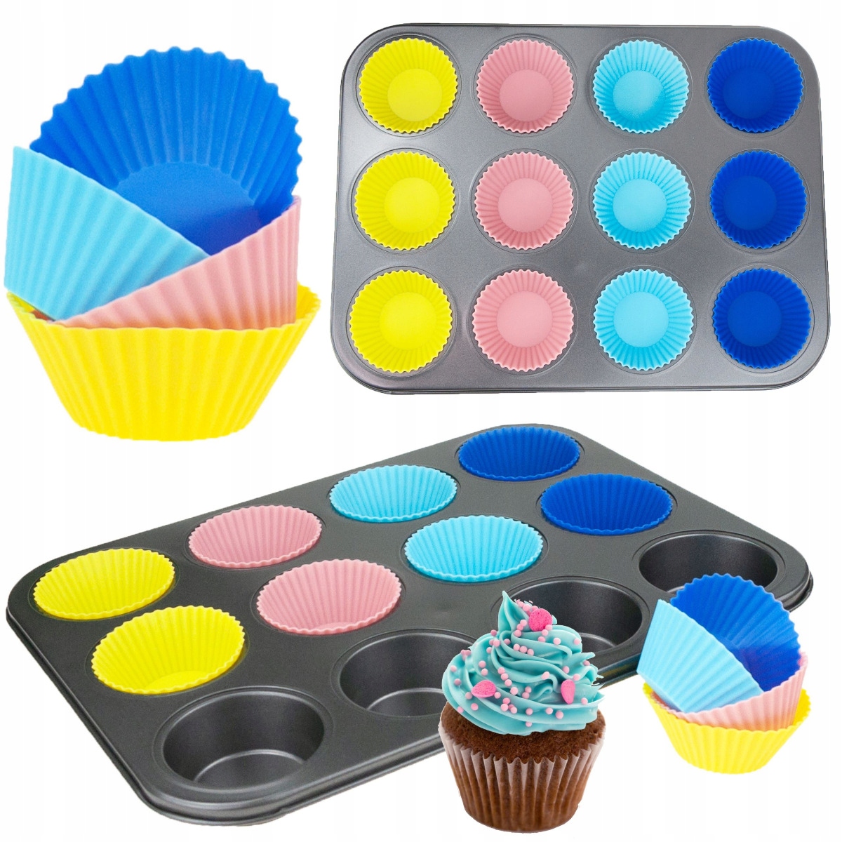Forma na muffiny Martom 27 x 35 cm, priemer 7 cm